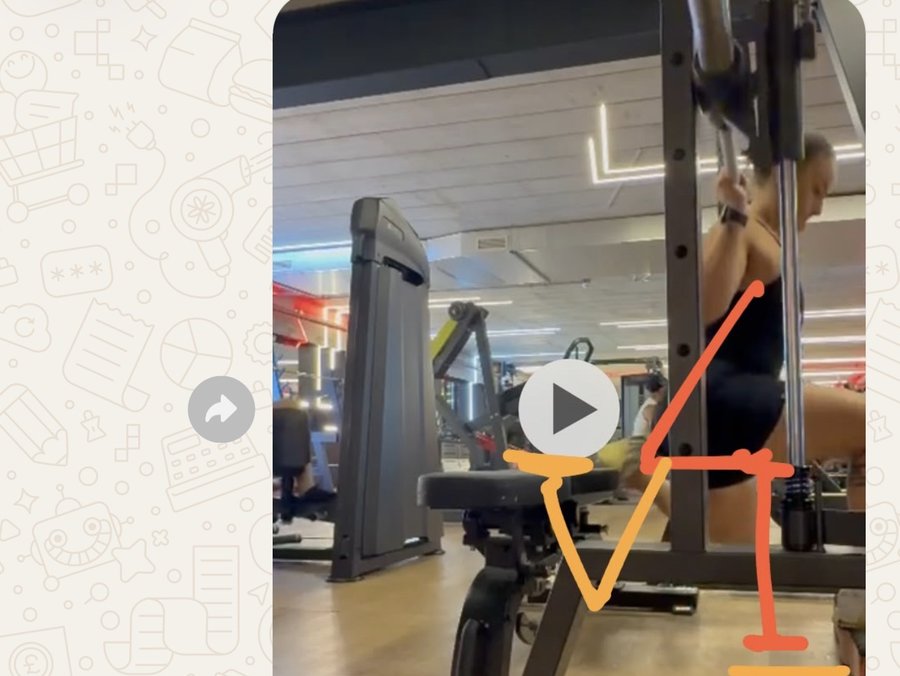 Gráfico de progressão de carga no leg press ao longo das semanas